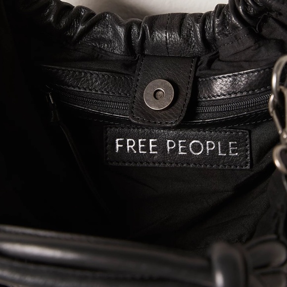 Free People Head Over Heels Crossbody in Black NWT - Picture 5 of 9